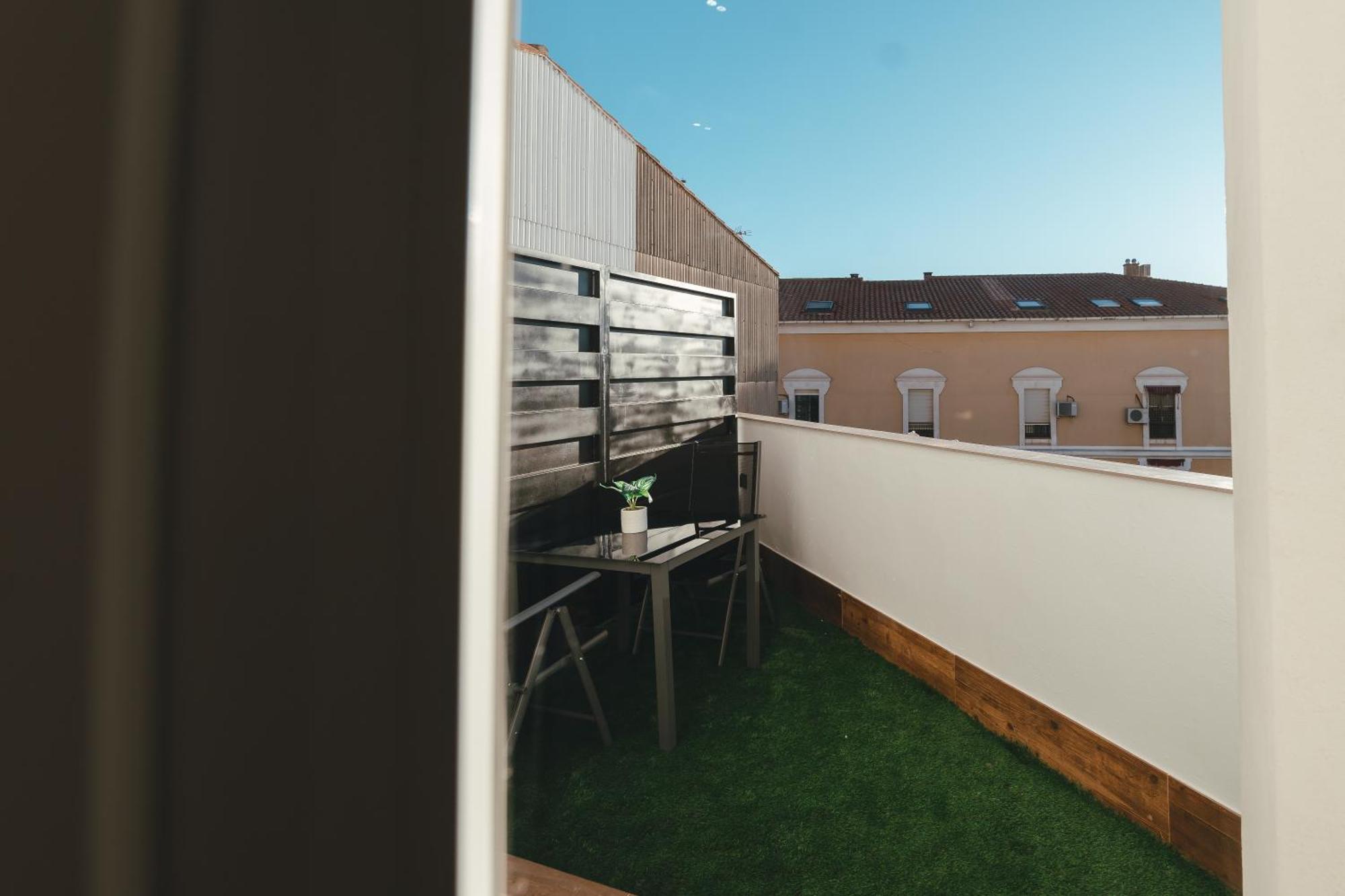 Macarena Suites Caceres Bagian luar foto