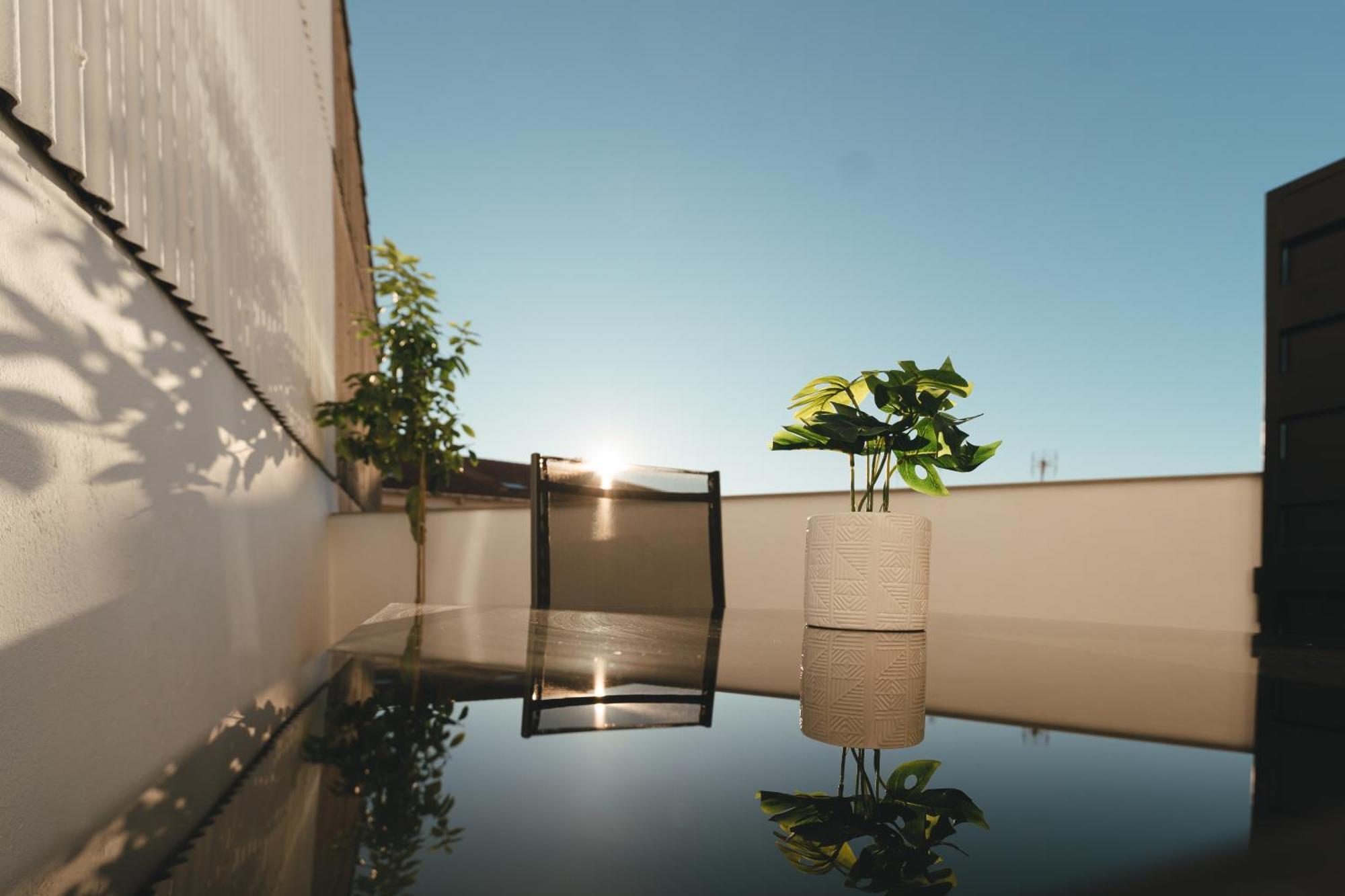 Macarena Suites Caceres Bagian luar foto