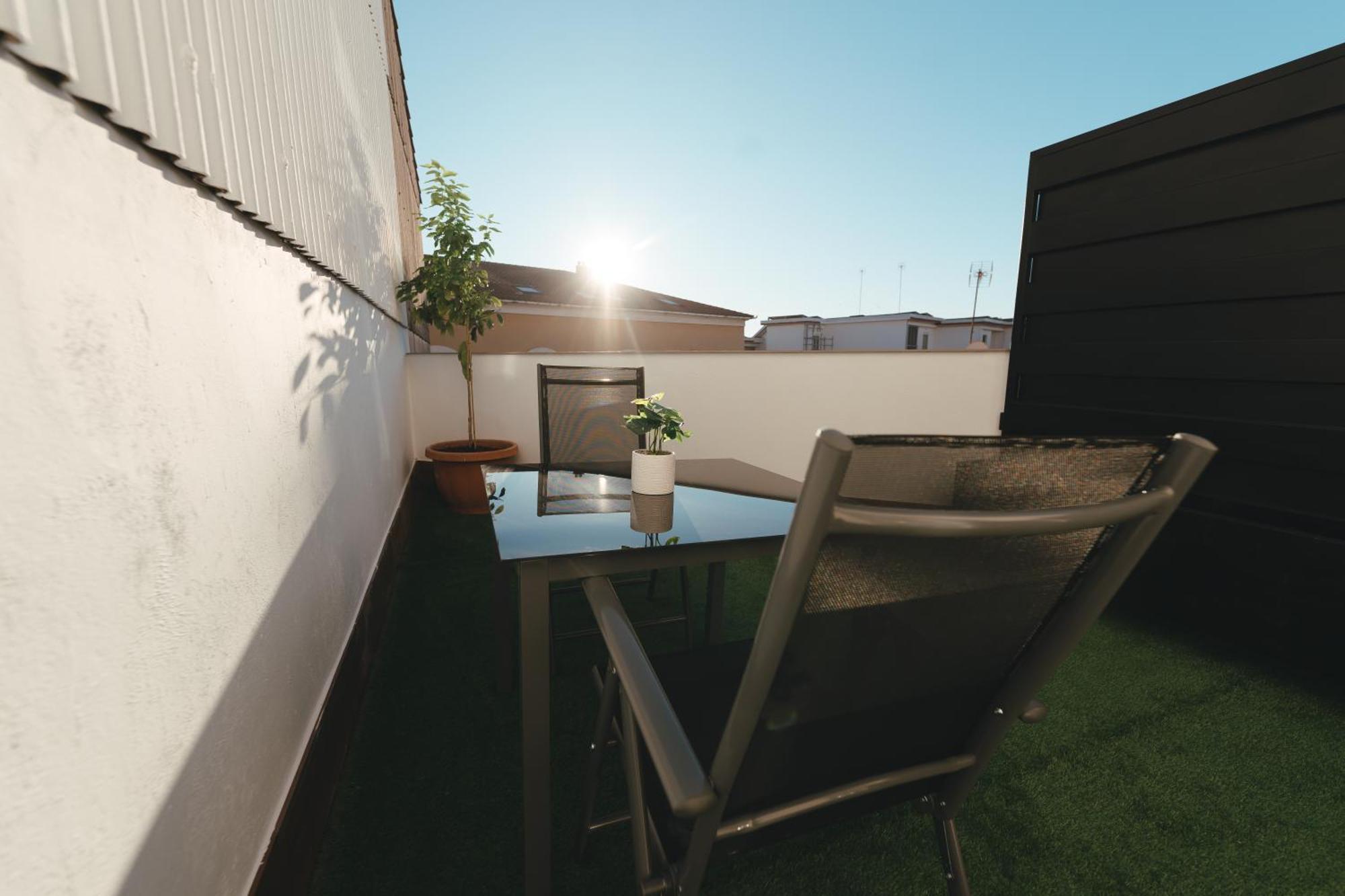 Macarena Suites Caceres Bagian luar foto